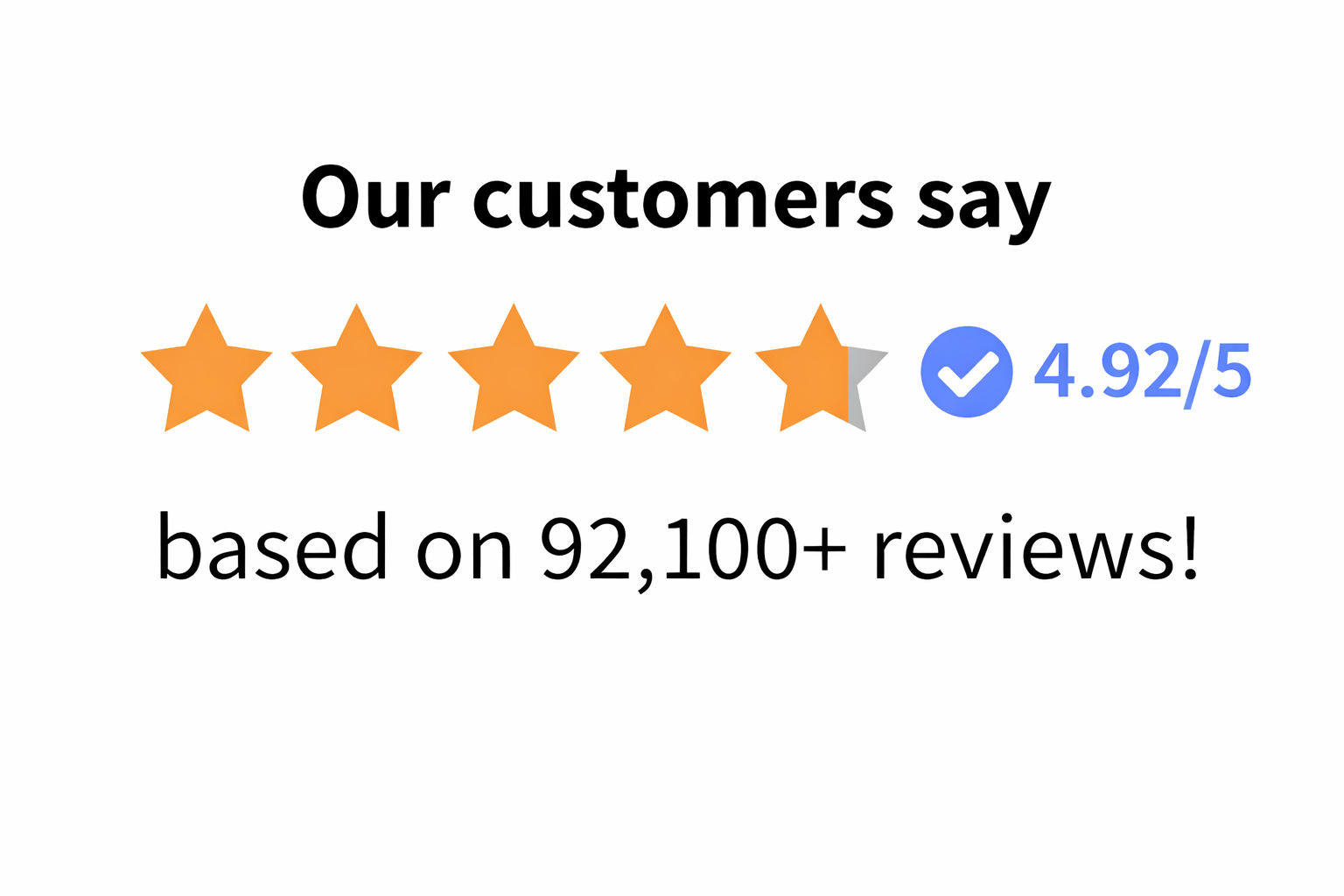 5 Star Rating